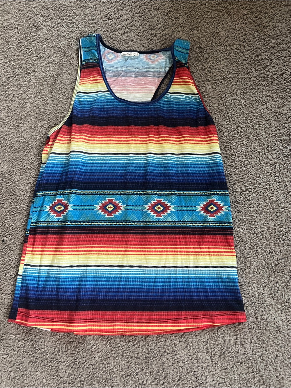 Multicolor Striped Tank